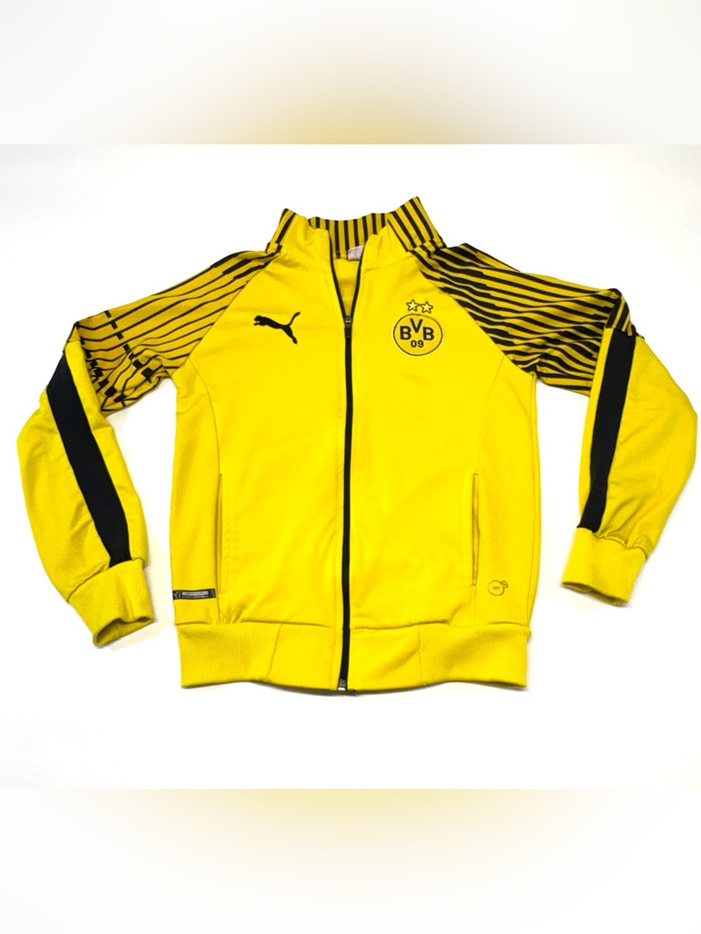 Puma Borussia Dortmund BVB Youth Medium 10-12 Soccer Training Stadium Jacket